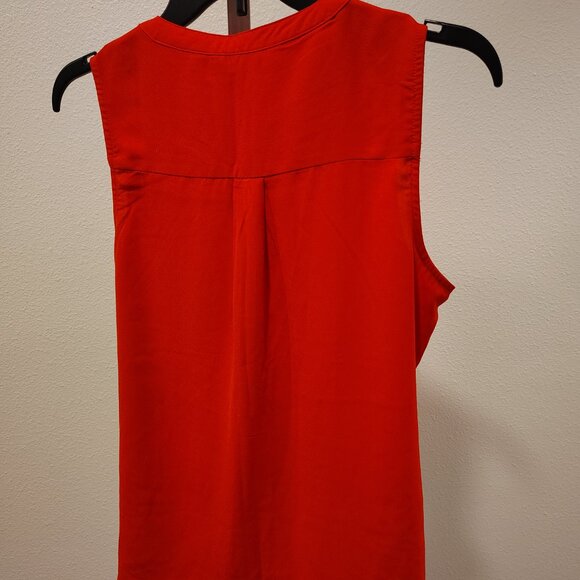 Apt. 9 Women's Red Tank Top with Zipper in Front Size Medium Polyester - Picture 8 of 11